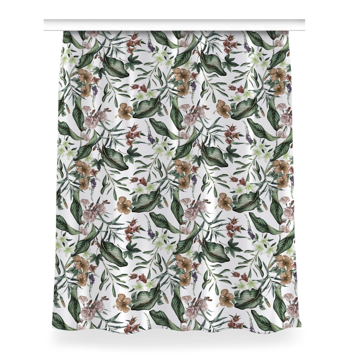 Gotowa zasłona na kółka Wiosenne kwiaty 150x200 cm, Fabricsy