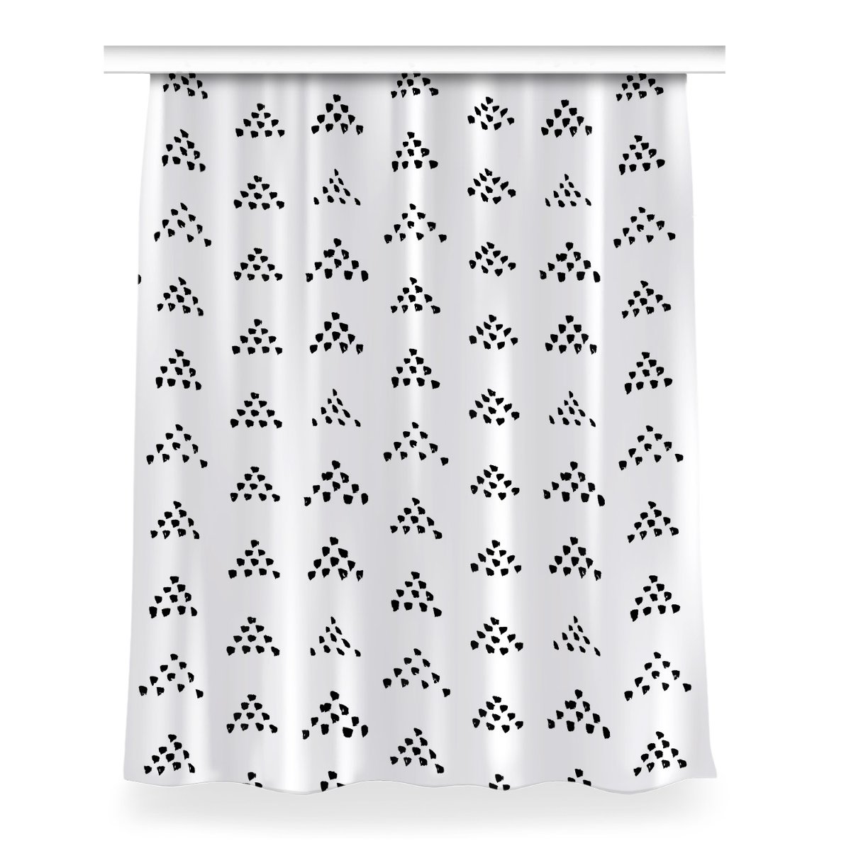 Gotowa zasłona na kółka Skandynawski styl 150x200, Fabricsy