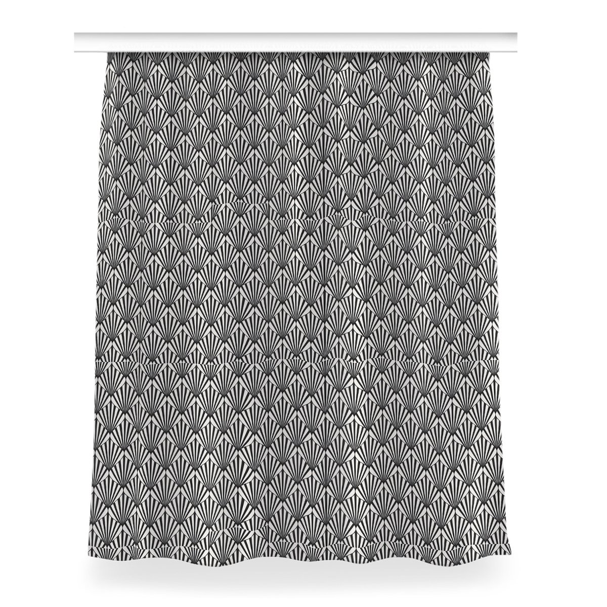 Gotowa zasłona na kółka Geometryczne wzory 150x200, Fabricsy