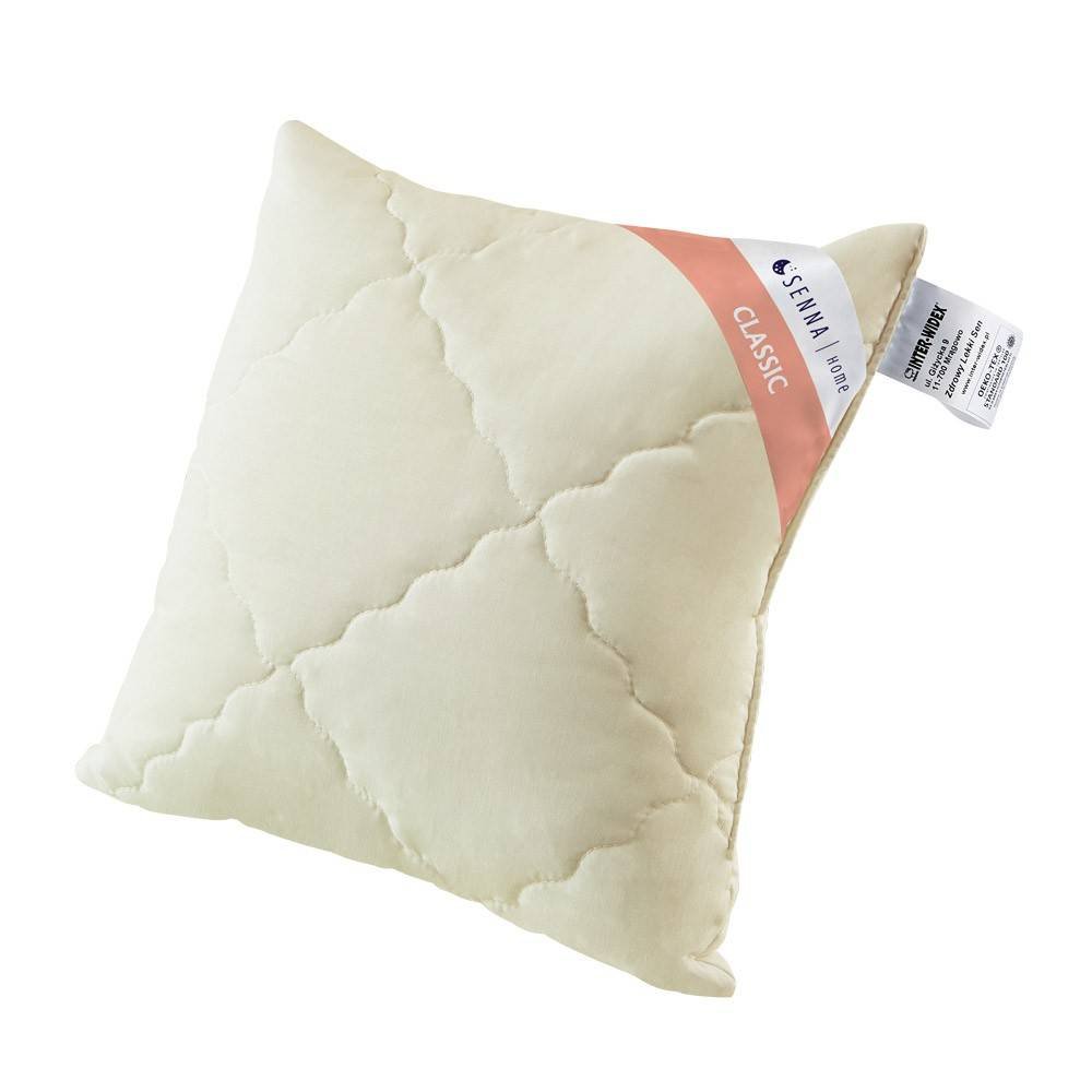 Inter Widex Sp. z o. o. Poduszka 40×40 CLASSIC COMFORT Antyalergiczna Krem 1213541
