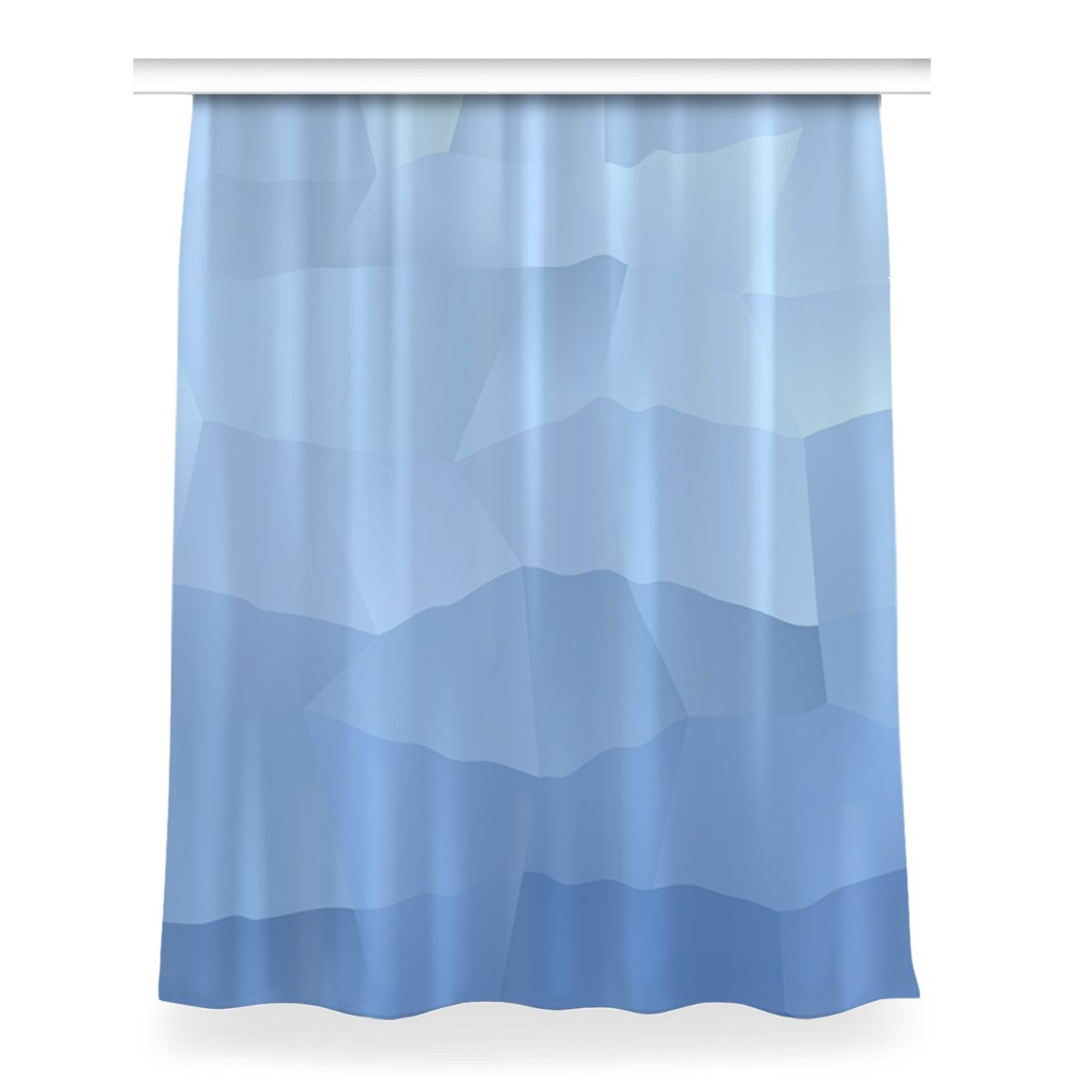 Gotowa zasłona wzór 150x200 Abstrakcja niebieska, Fabricsy