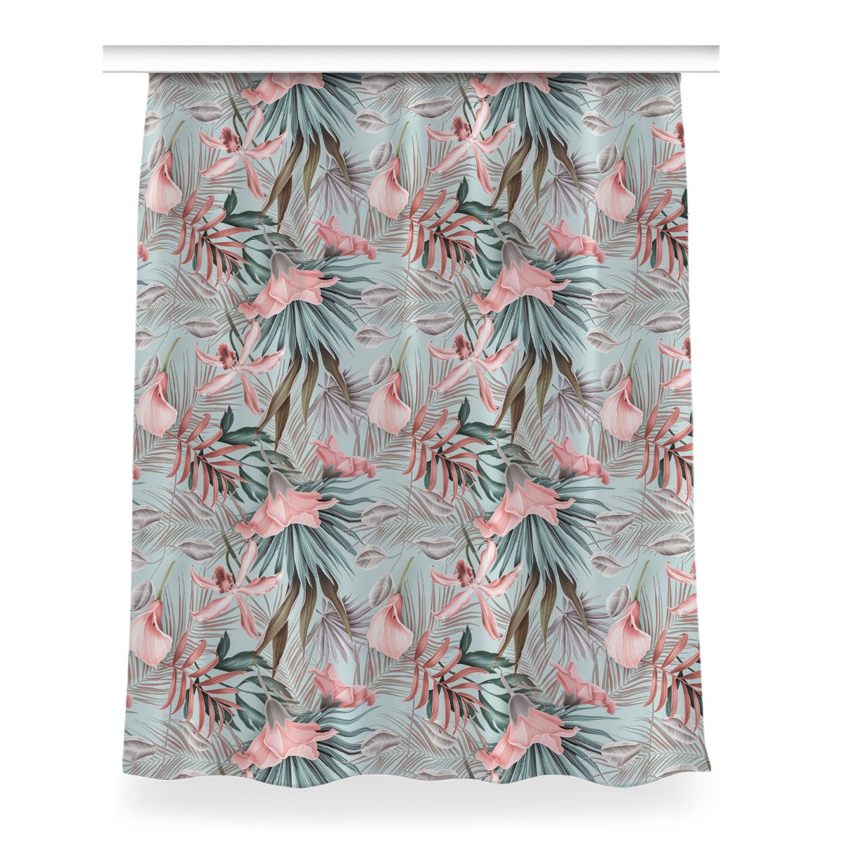 Klasyczna zasłona kolory 150x200 Pastelowe kwiaty, Fabricsy