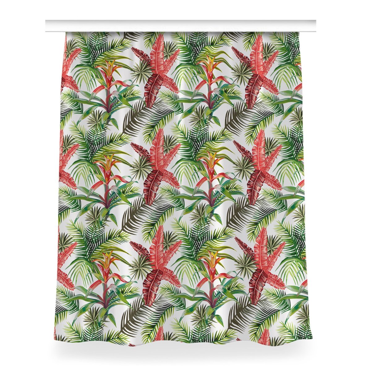 Klasyczna zasłona z nadrukiem 150x200 cm Dżungla, Fabricsy