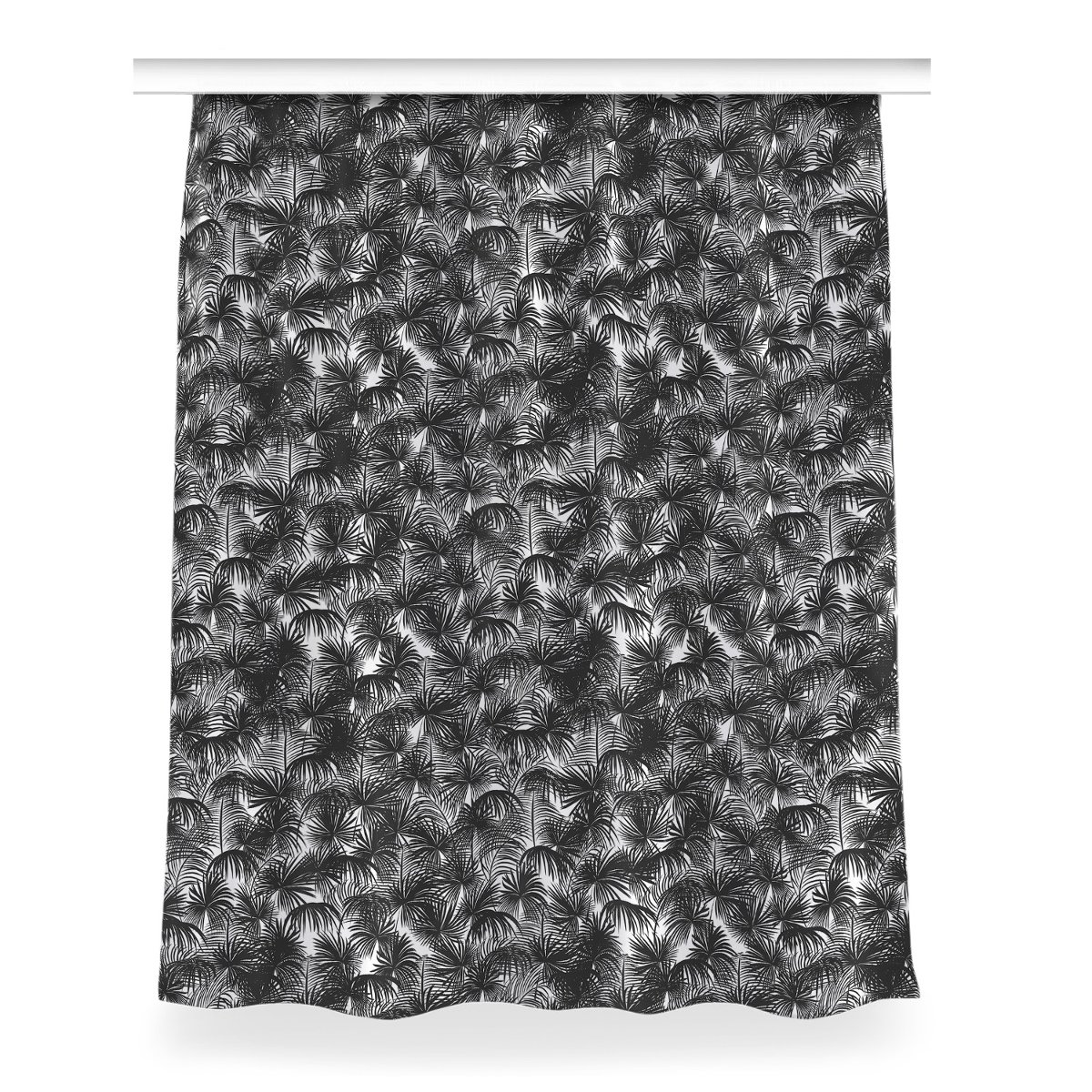 Gotowa zasłona do pokoju wzór 150x200 Czarne palmy, Fabricsy
