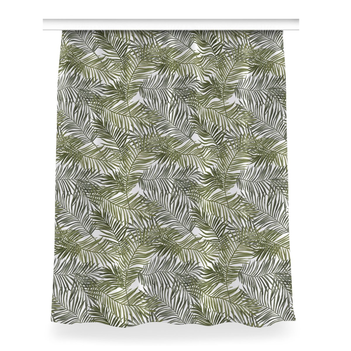 Gotowa zasłona na taśmę 150x200 Egzotyczne liście, Fabricsy