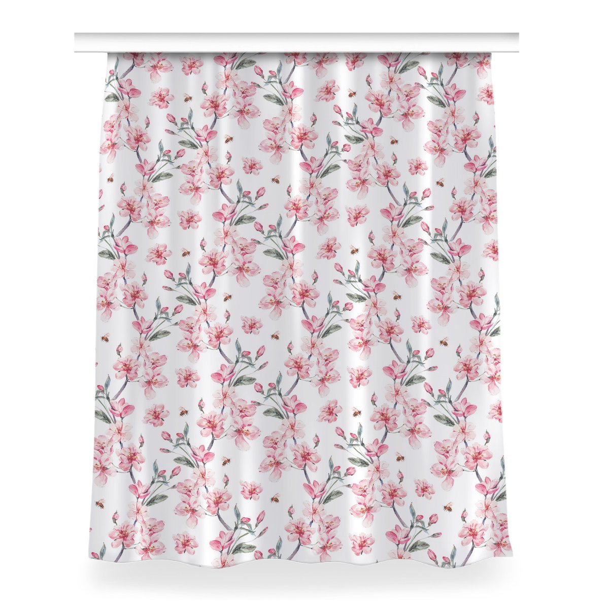 Klasyczna zasłona kolory 150x200 Subtelne kwiaty, Fabricsy