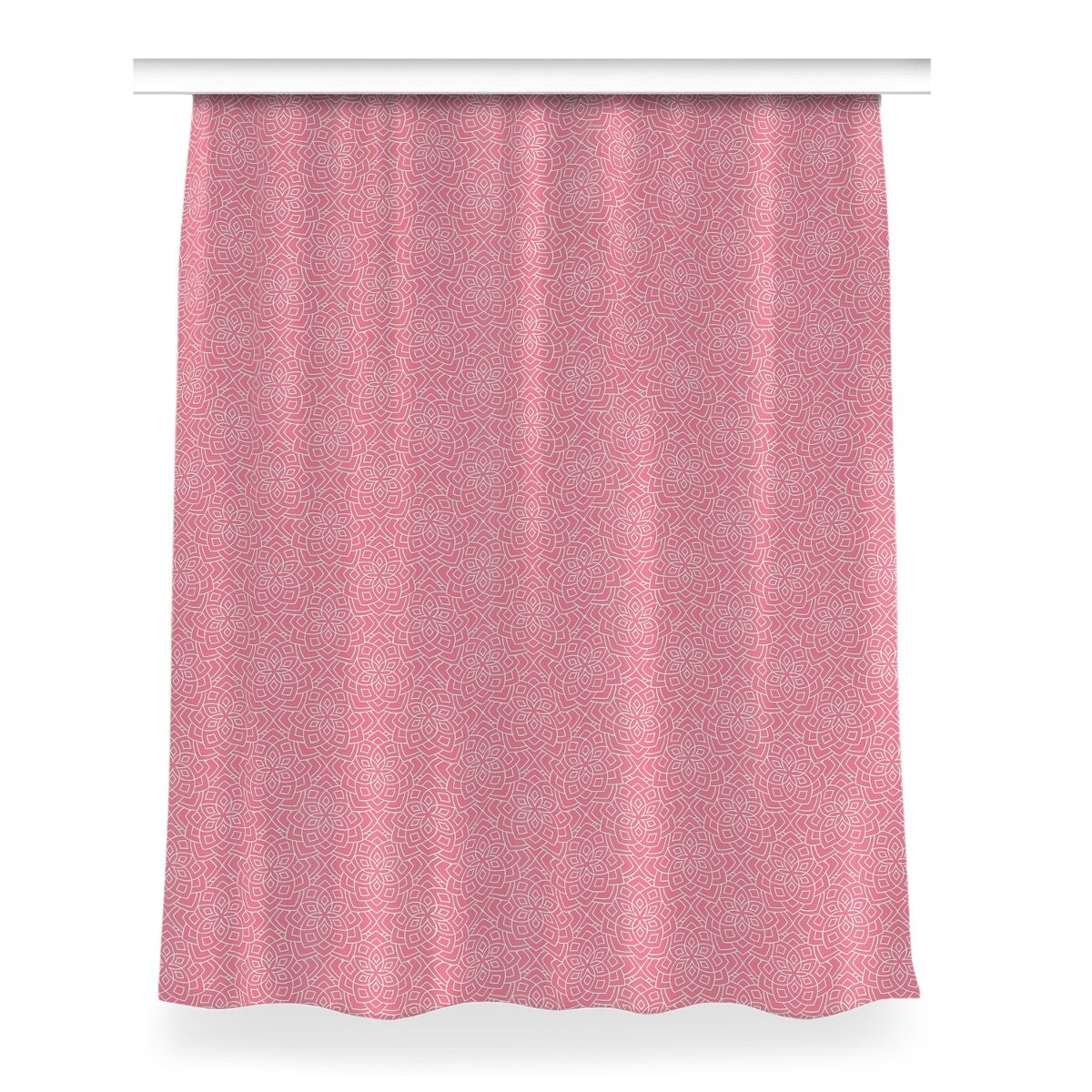 Zasłona gotowa do sypialni 150x200 Kwiatowy wzór, Fabricsy