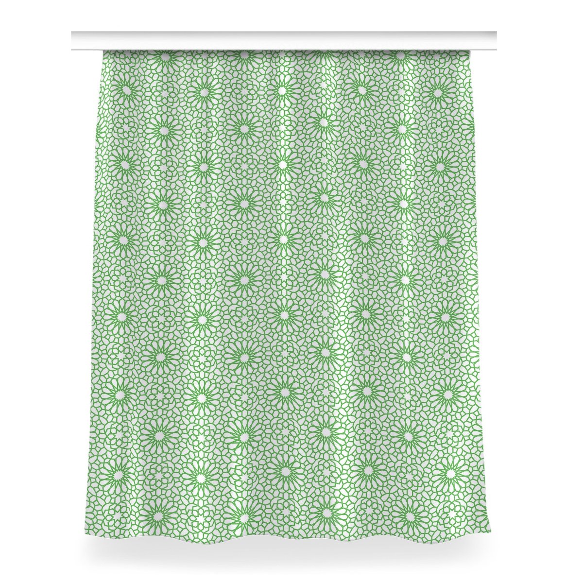 Gotowa zasłona na taśmę 150x200 Orientalne kwiatki, Fabricsy