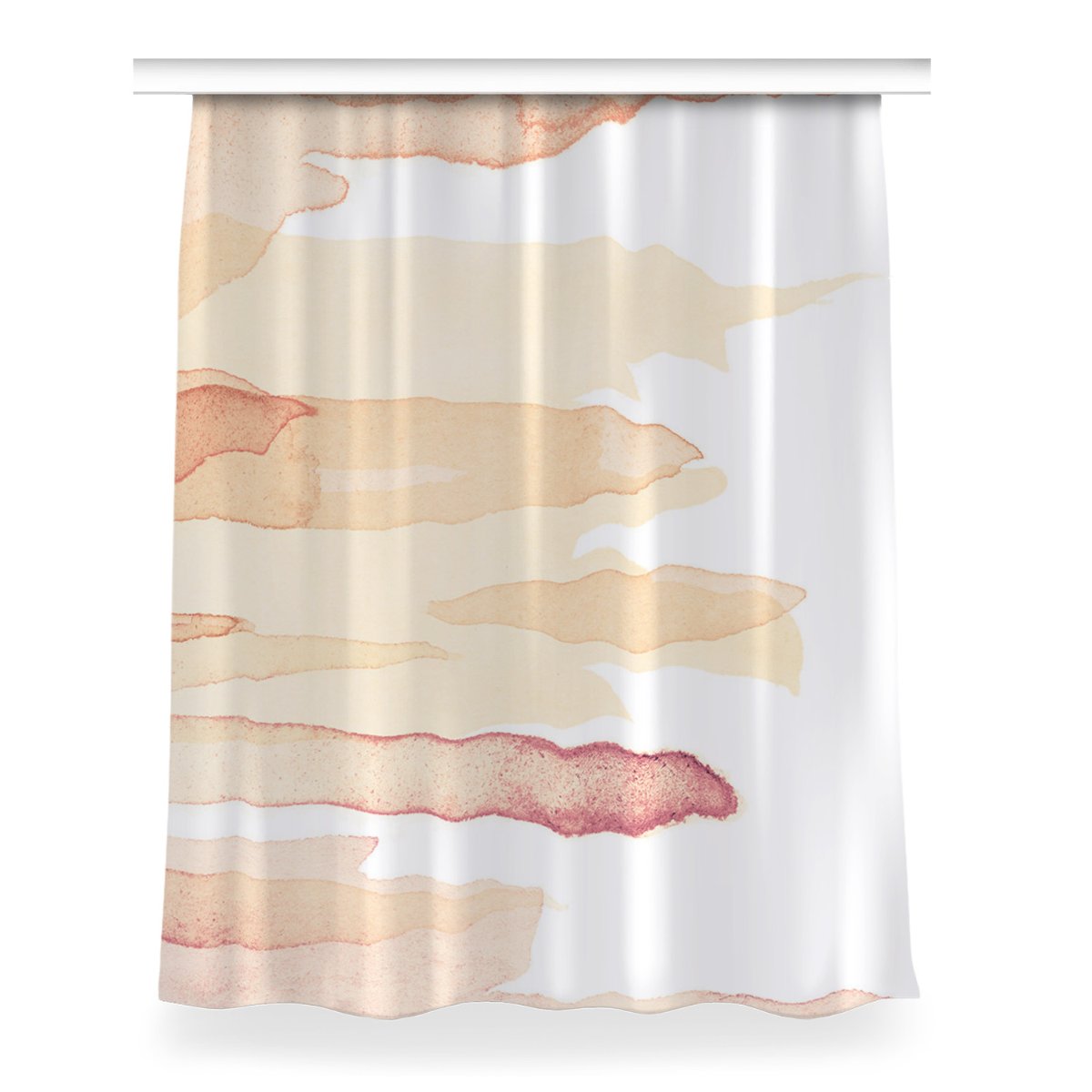 Gotowa zasłona z nadrukiem 150x200 cm Linie żółte, Fabricsy