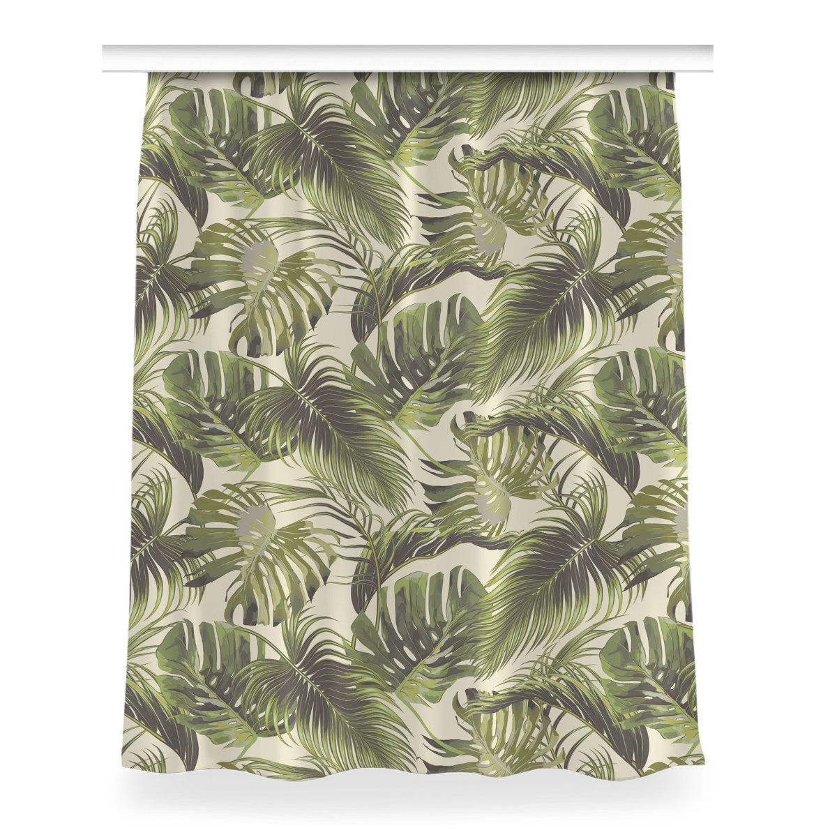 Klasyczna zasłona kolory 150x200 Tropikalne liście, Fabricsy