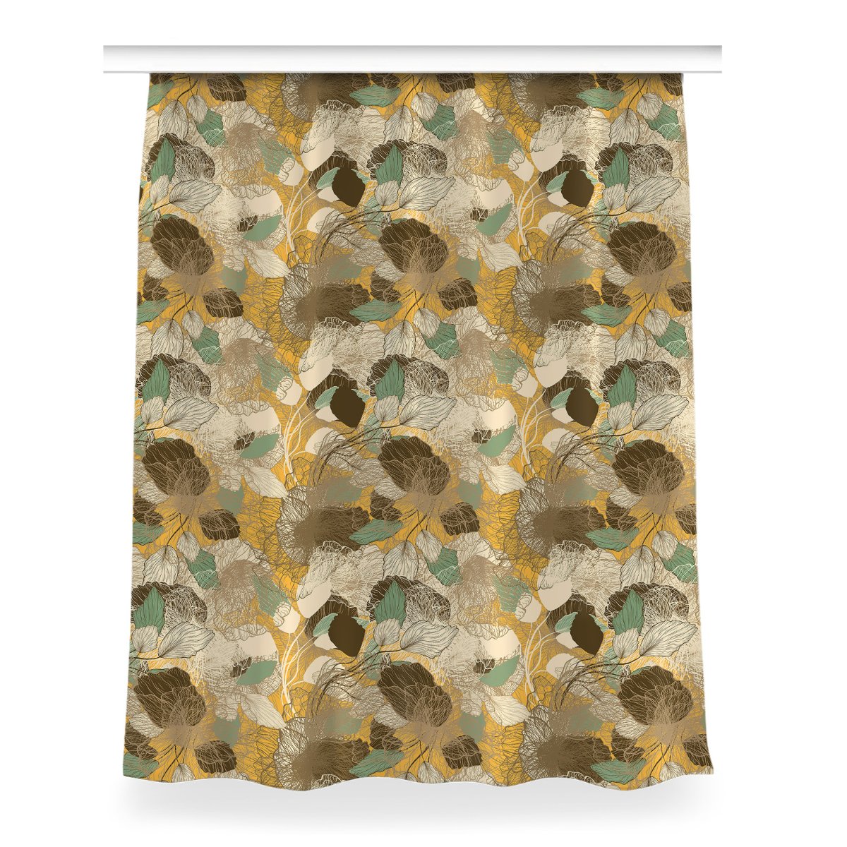 Kolorowa zasłona z nadrukiem 150x200 Retro sztuka, Fabricsy