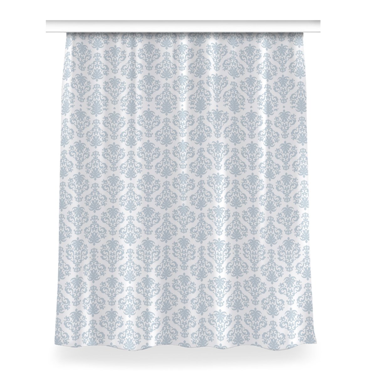 Gotowa zasłona z nadrukiem 150x200 Szary ornament, Fabricsy