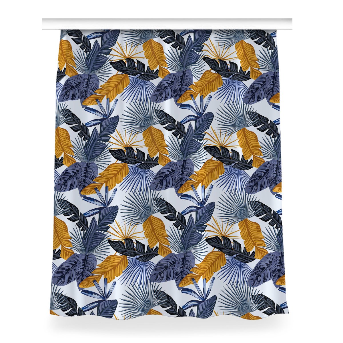 Zasłona klasyczna z grafiką 150x200 Liście palmowe, Fabricsy