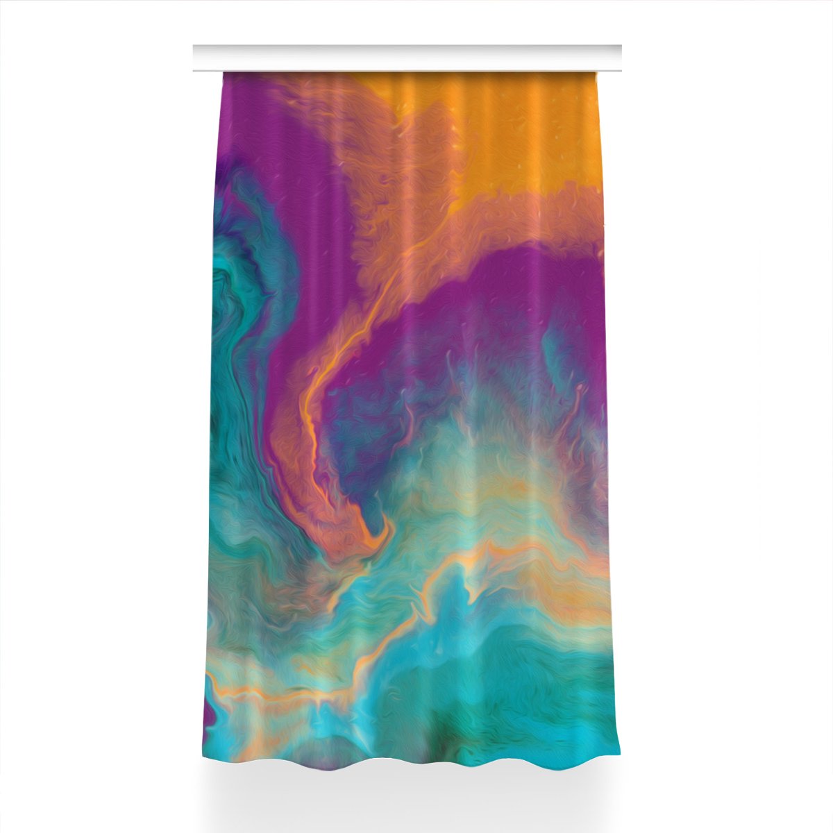 Gotowa zasłona z nadrukiem Kolorowe wzory 150x230, Fabricsy