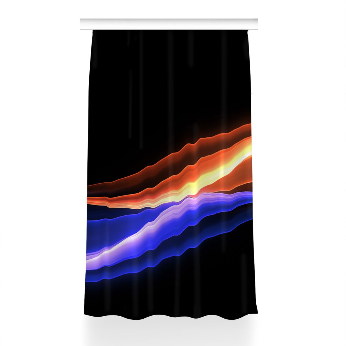Gotowa zasłona na kółka Promienie dekor 150x230 cm, Fabricsy