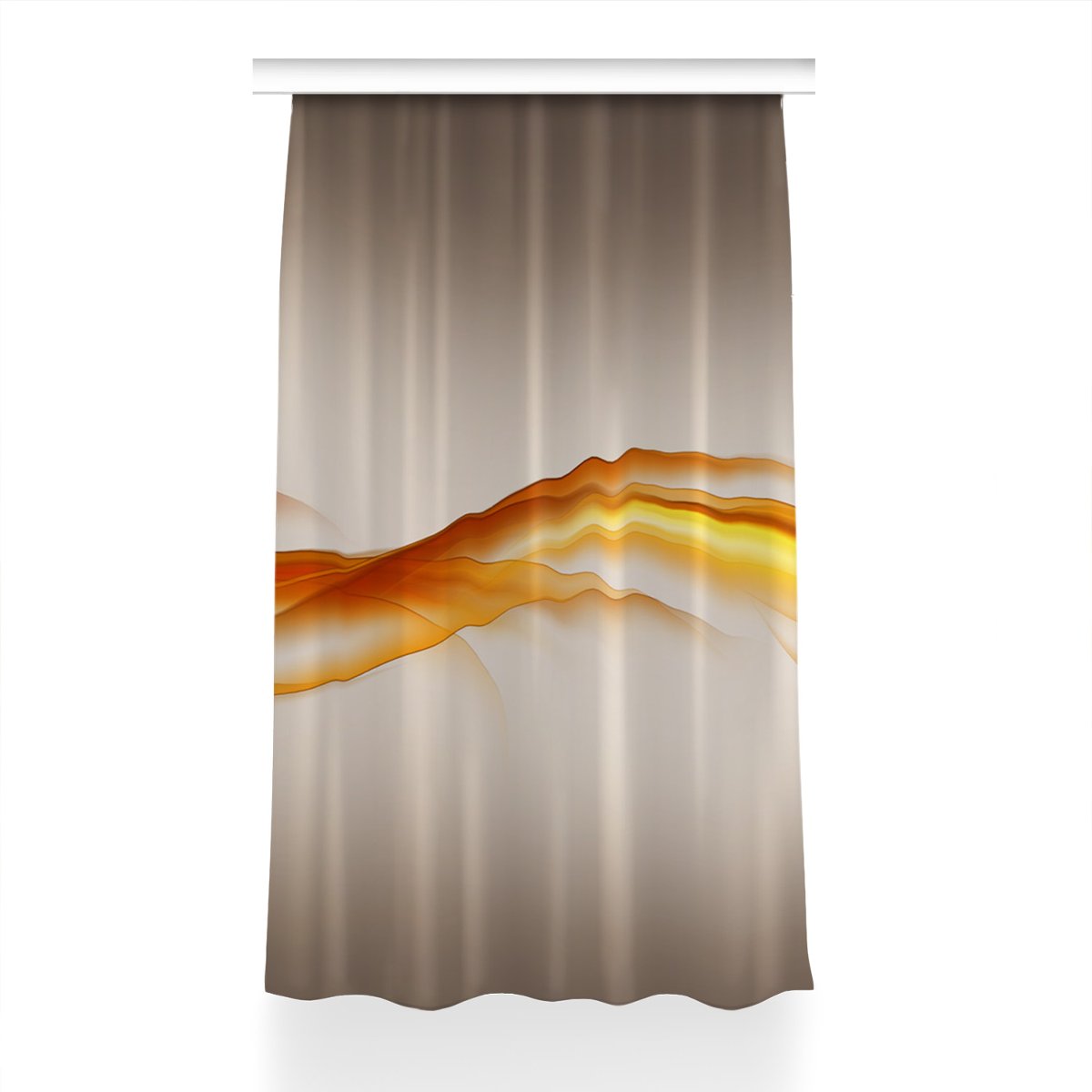 Gotowa zasłona do pokoju Płomień dekor 150x230 cm, Fabricsy