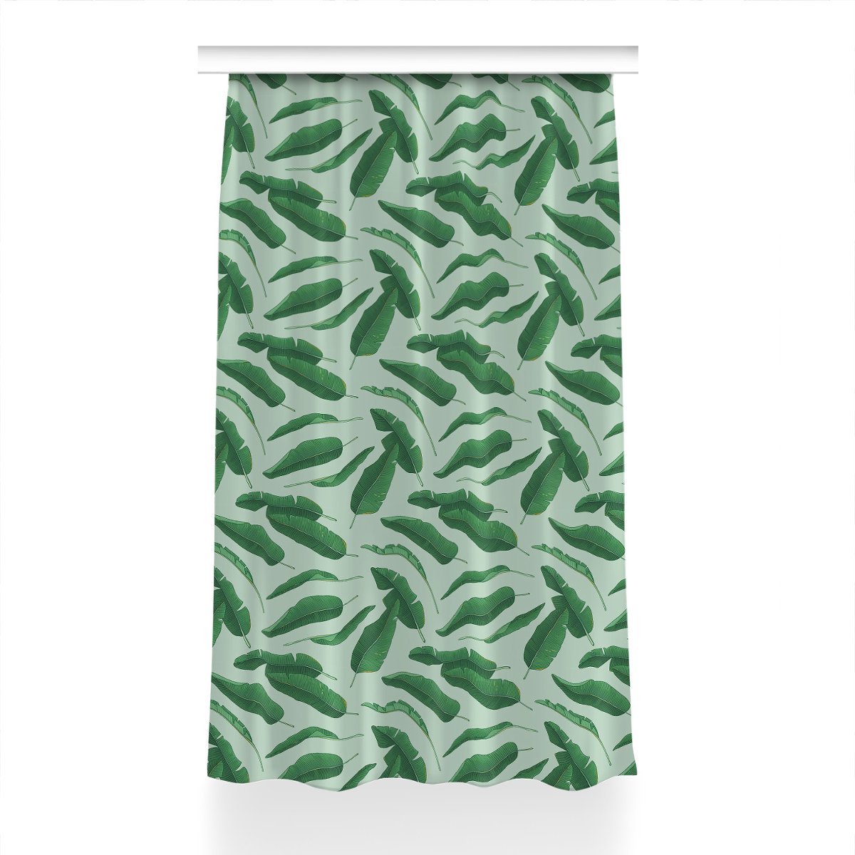 Klasyczna zasłona kolory Liście Bananowca 150x230, Fabricsy