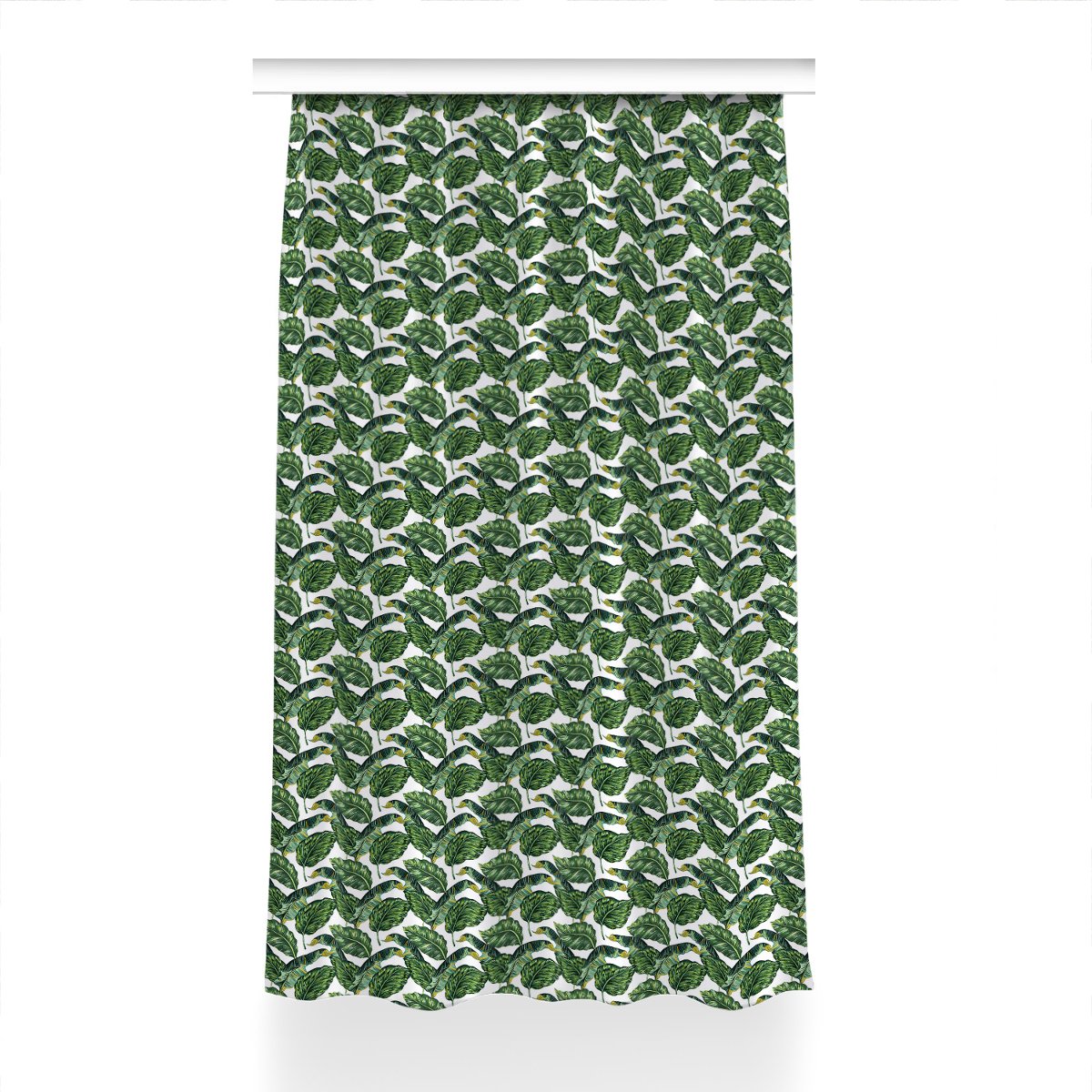 Zasłona z nadrukiem gotowa Monstera wzór 150x230, Fabricsy