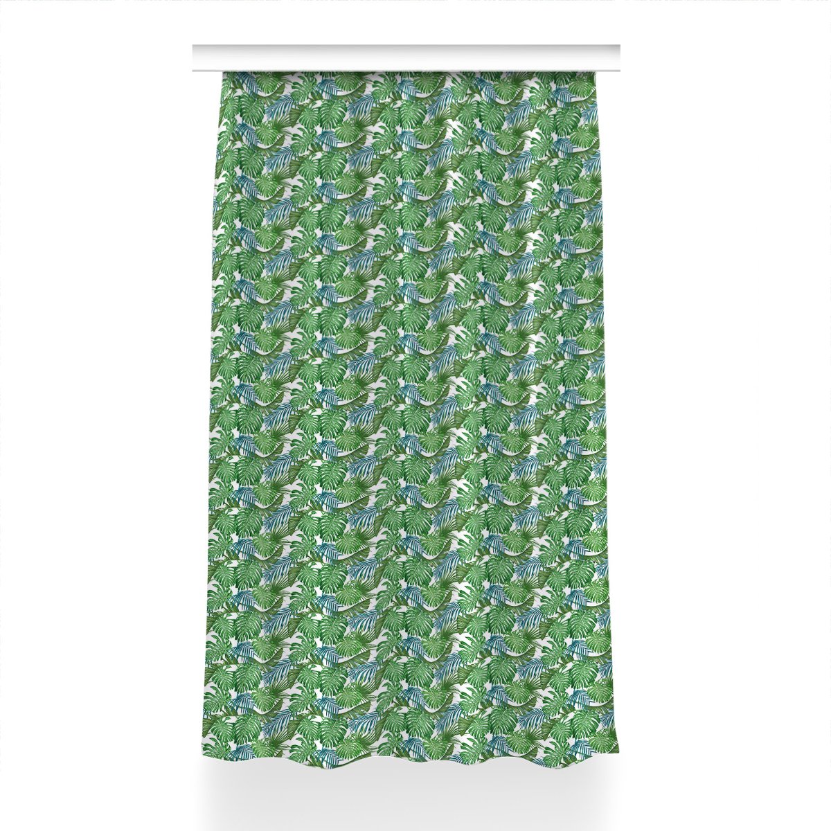 Klasyczna zasłona z nadrukiem Monstera 150x230 cm, Fabricsy