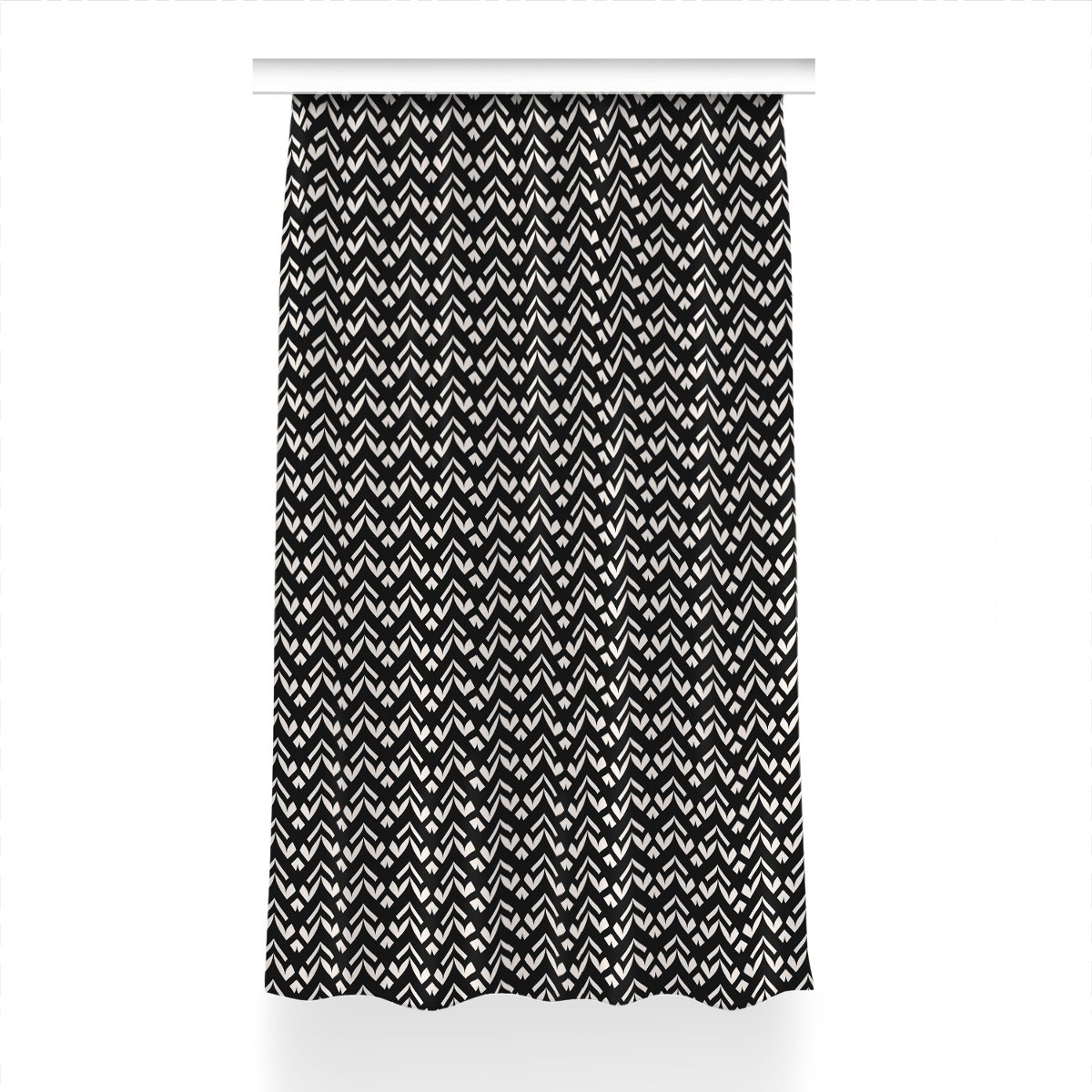 Gotowa zasłona na kółka Skandynawski motyw 150x230, Fabricsy