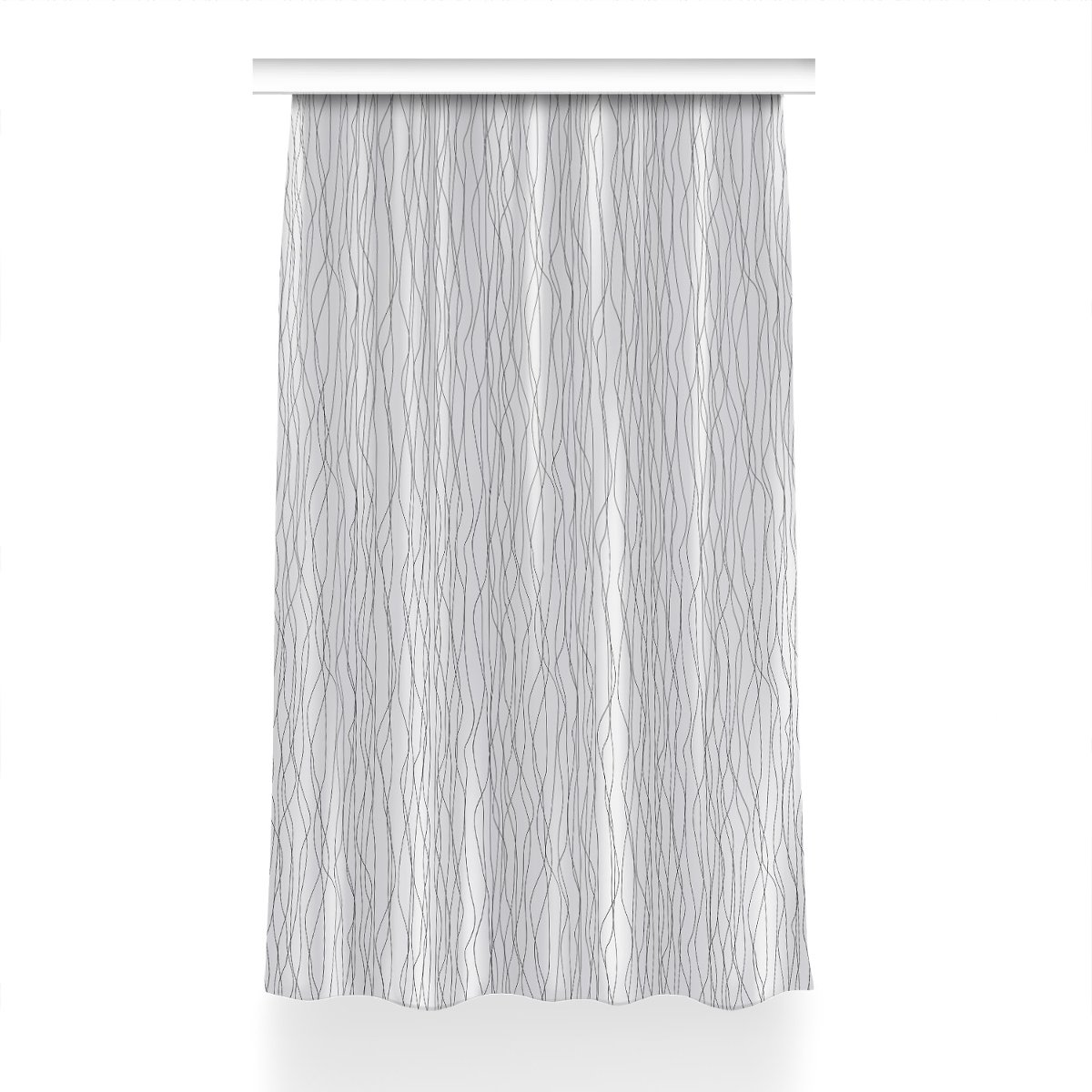 Gotowa zasłona na kółka Chaotyczne linie 150x230, Fabricsy