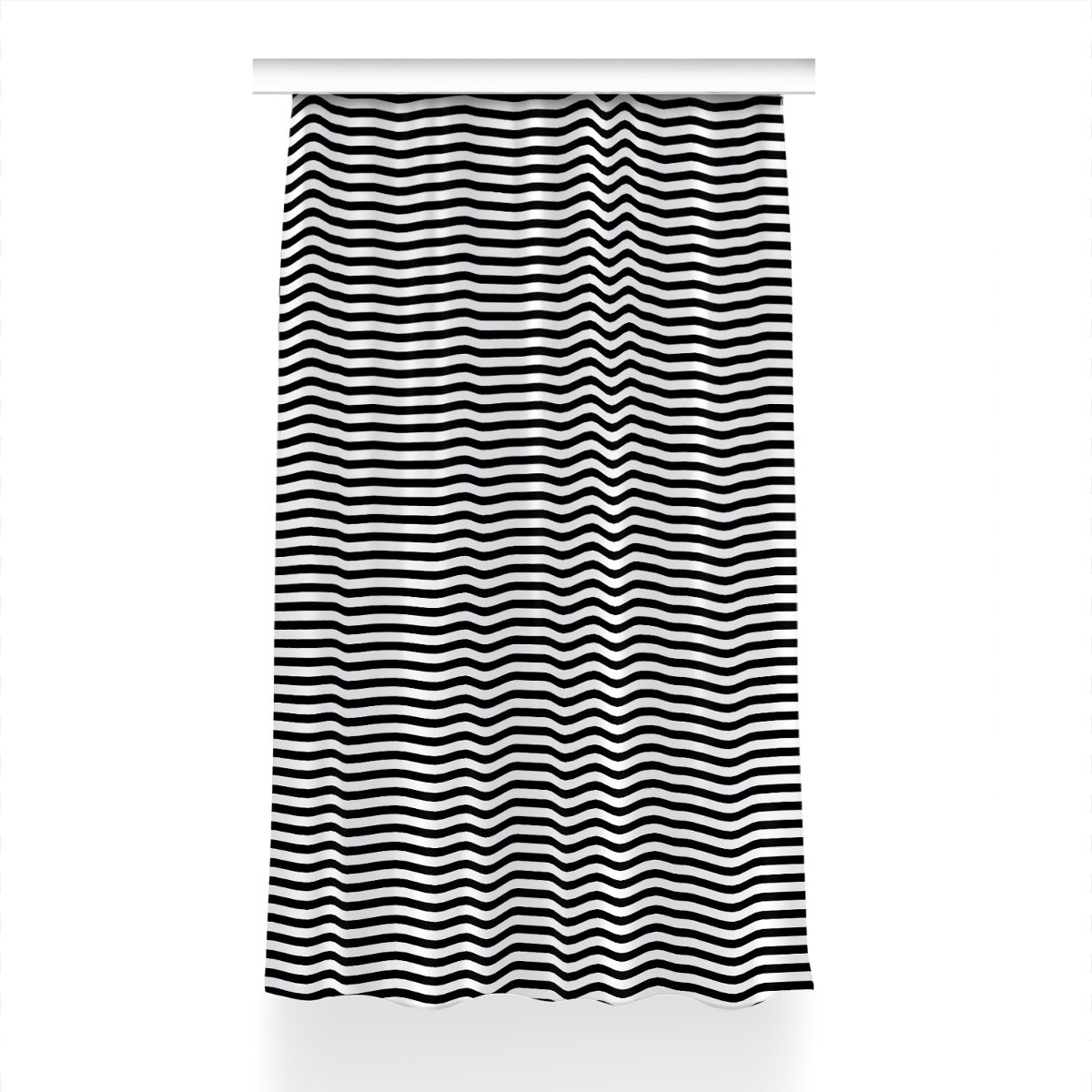 Gotowa zasłona z grafiką Poziome linie 150x230 cm, Fabricsy