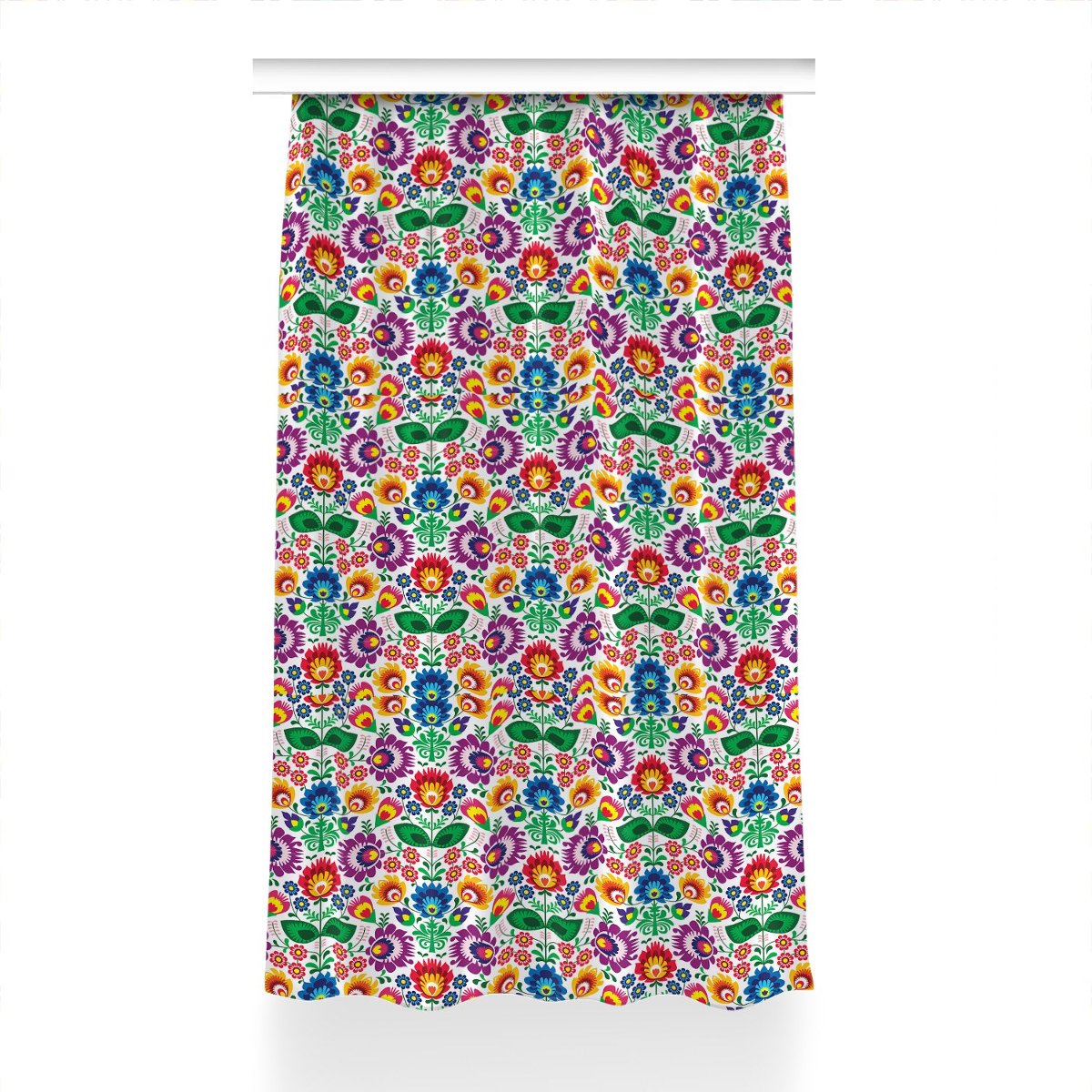 Gotowa zasłona na kółka Staropolski wzór 150x230, Fabricsy