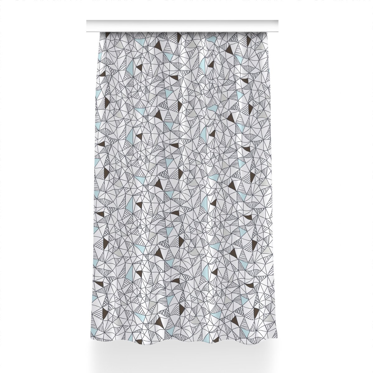 Klasyczna zasłona kolory Geometryczny wzór 150x230, Fabricsy