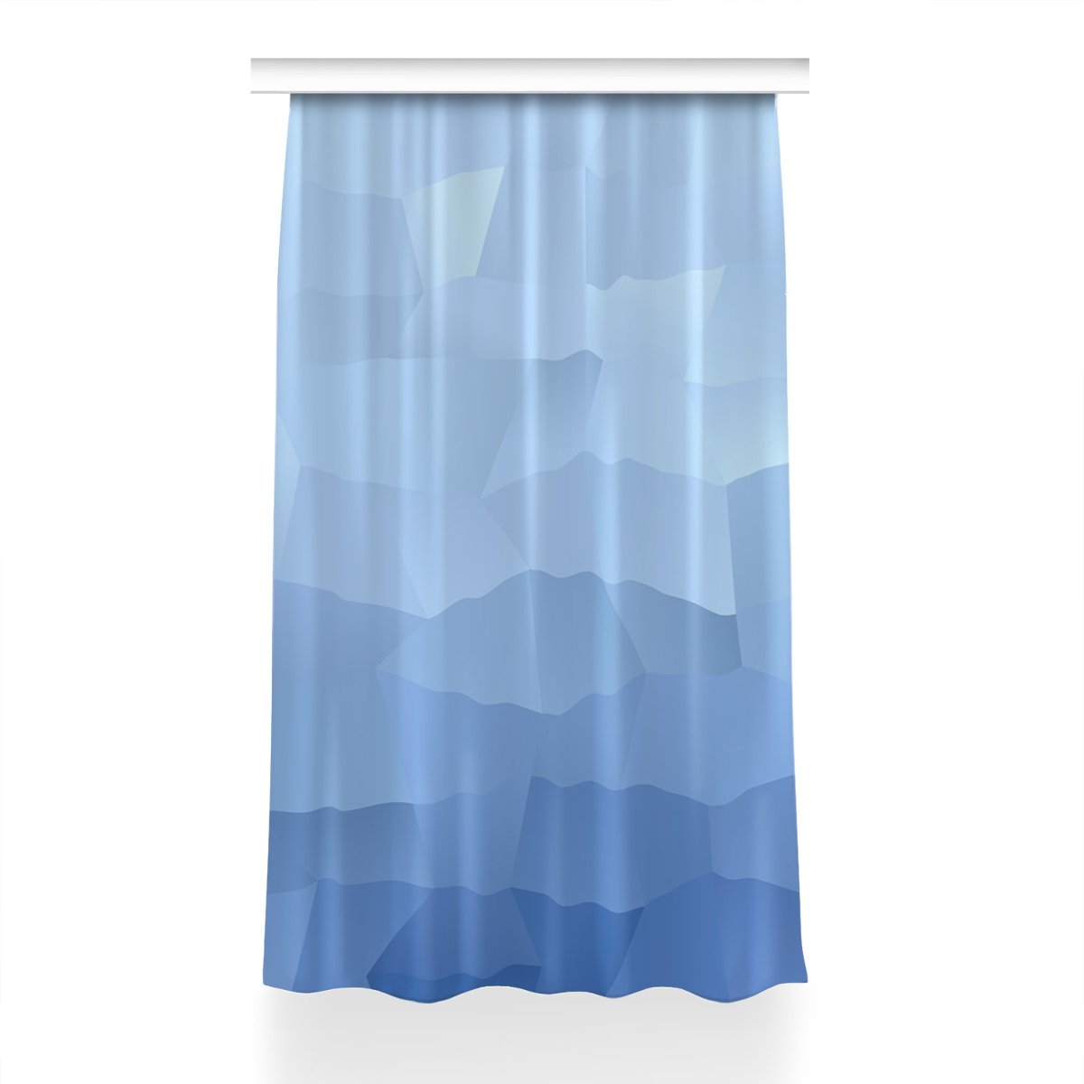 Gotowa zasłona wzór 150x230 Abstrakcja niebieska, Fabricsy
