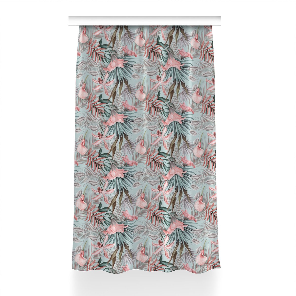 Klasyczna zasłona kolory 150x230 Pastelowe kwiaty, Fabricsy