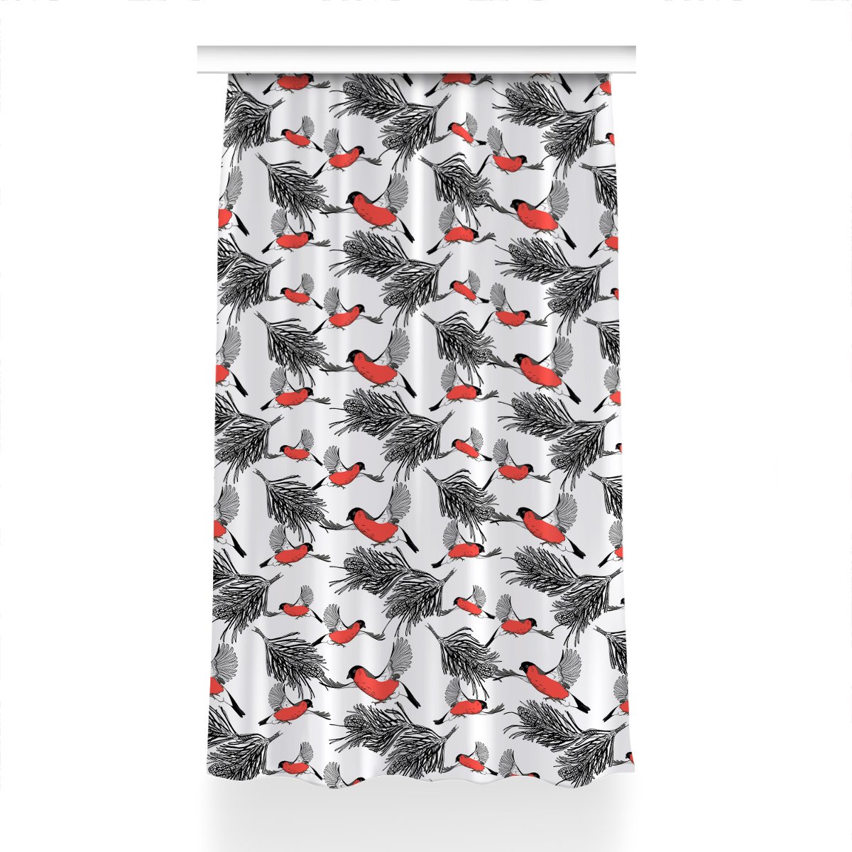 Klasyczna zasłona kolory 150x230 cm Gile i drzewa, Fabricsy