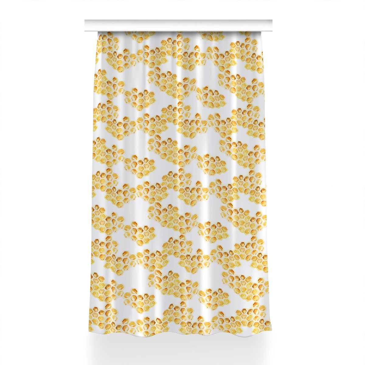 Gotowa zasłona do sypialni 150x230 Plastry miodu, Fabricsy