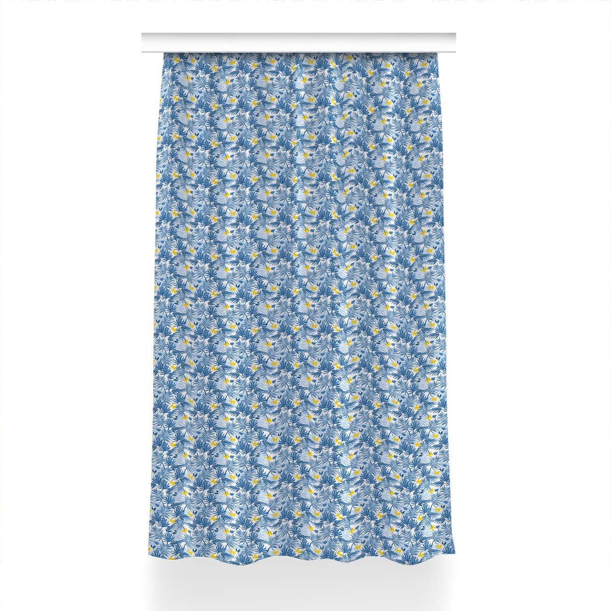 Gotowa zasłona wzór 150x230 cm Motyle w tropikach, Fabricsy