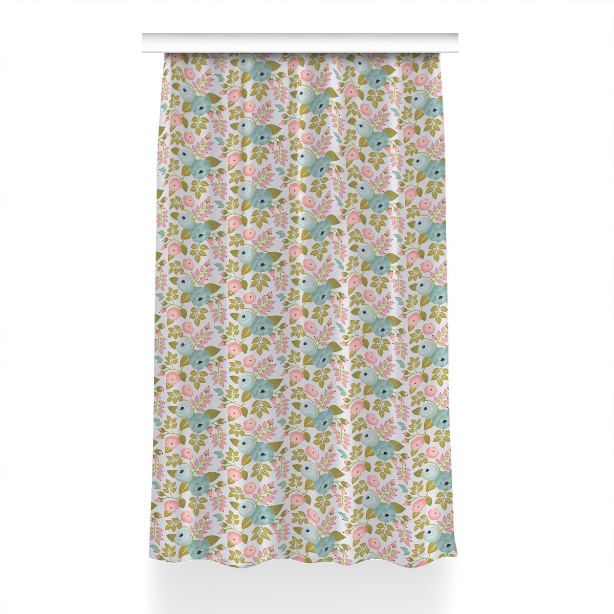 Gotowa zasłona z nadrukiem 150x230 Wiosenne kwiaty, Fabricsy