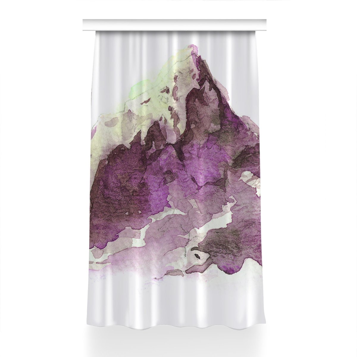 Gotowa zasłona na taśmę wzór 150x230 Zimowe góry, Fabricsy