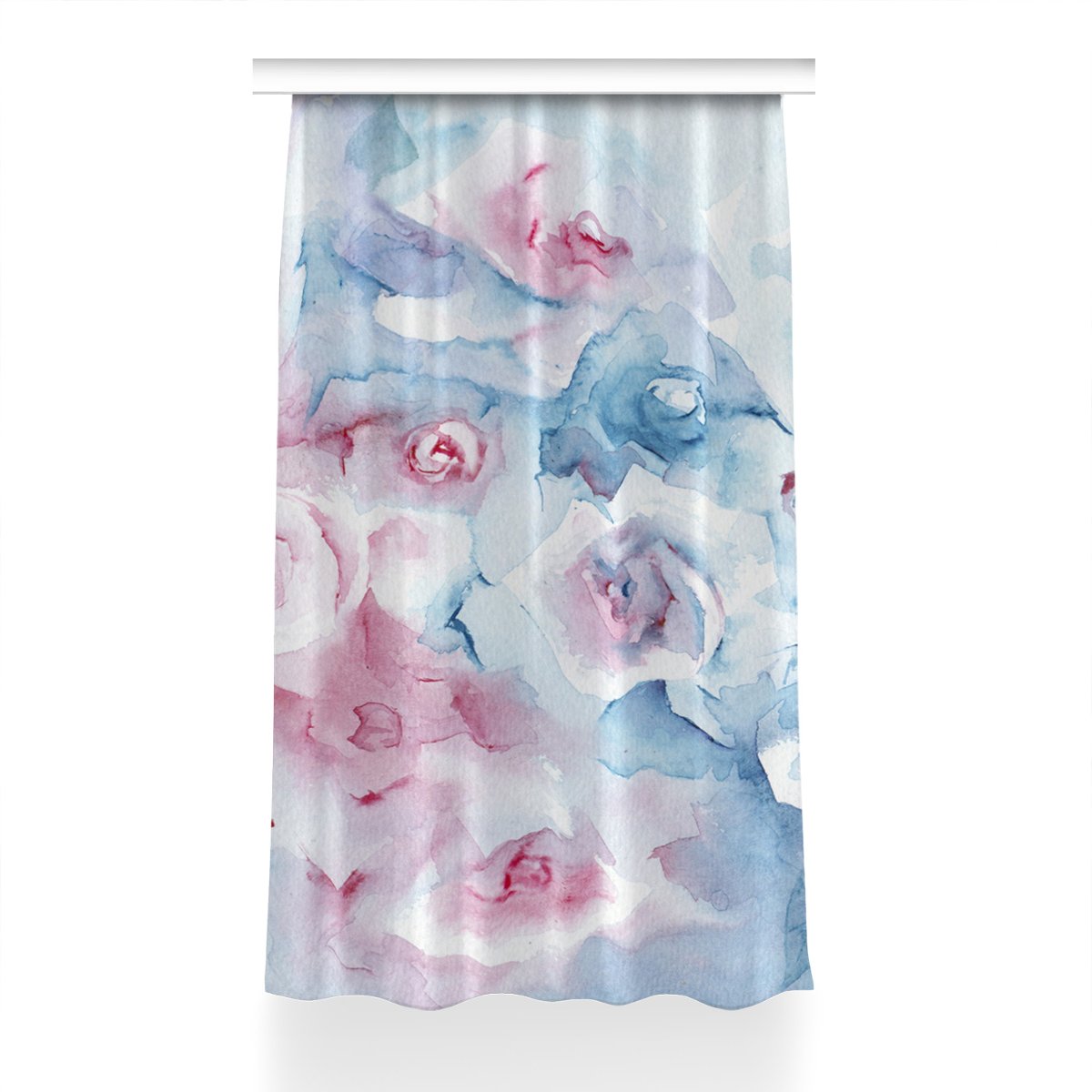 Gotowa zasłona do pokoju 150x230 Pastelowe Kwiaty, Fabricsy