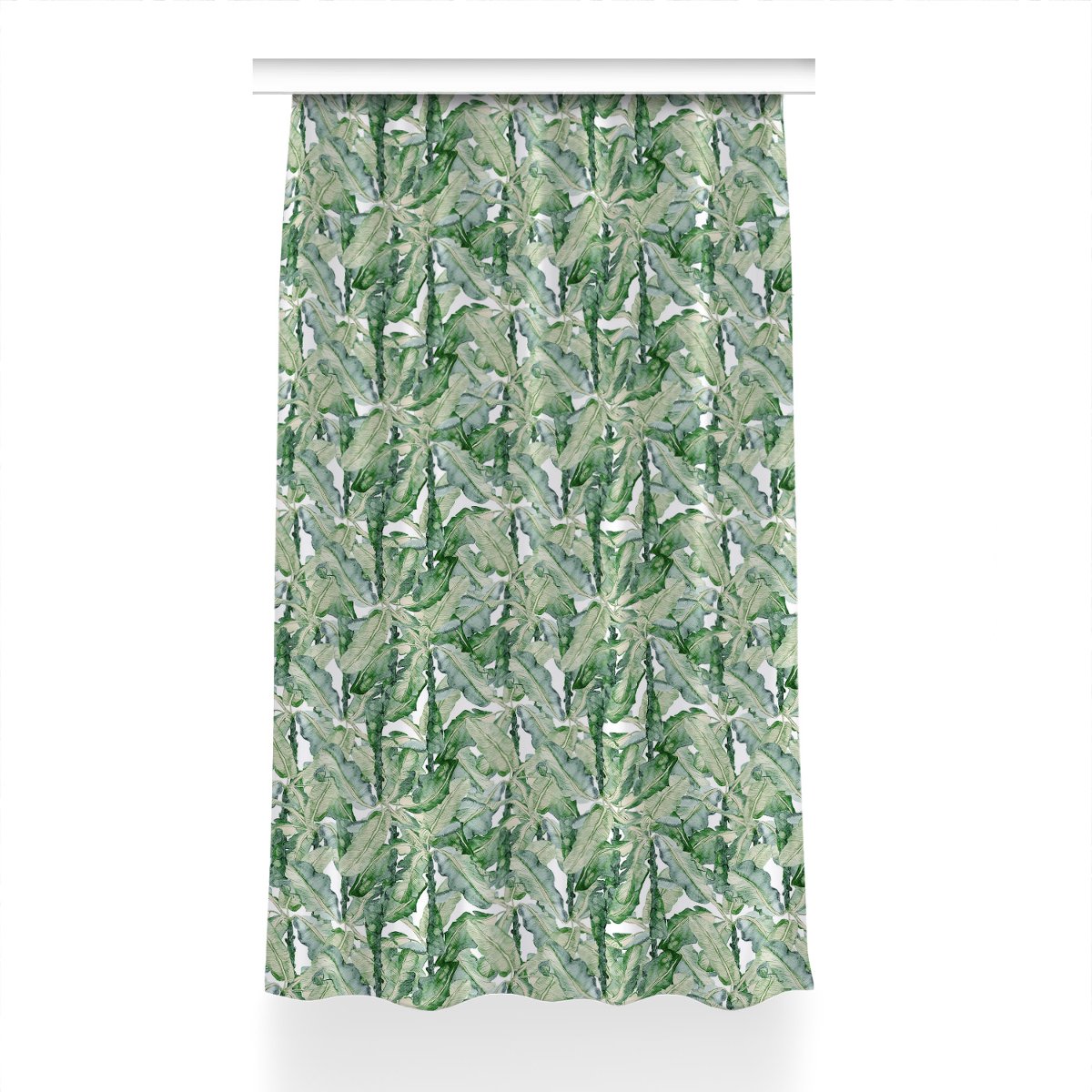 Klasyczna zasłona kolory 150x230 Liście bananowca, Fabricsy