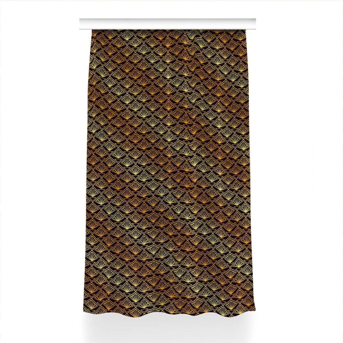 Kolorowa zasłona z nadrukiem 150x230 Styl art deco, Fabricsy