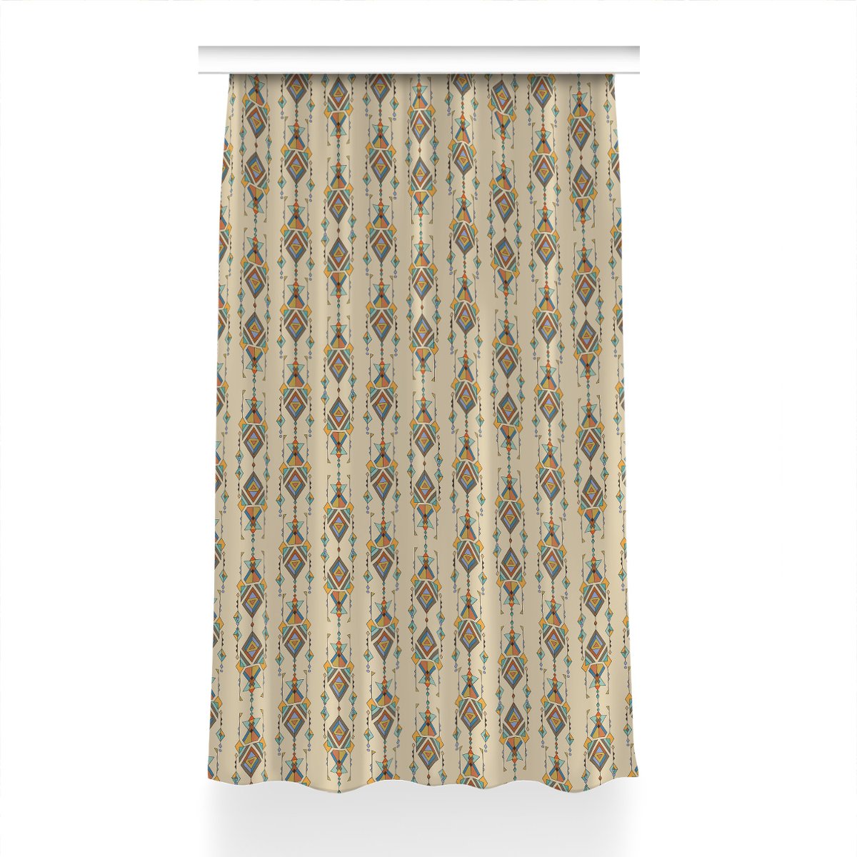 Klasyczna zasłona z nadrukiem 150x230 Styl aztecki, Fabricsy