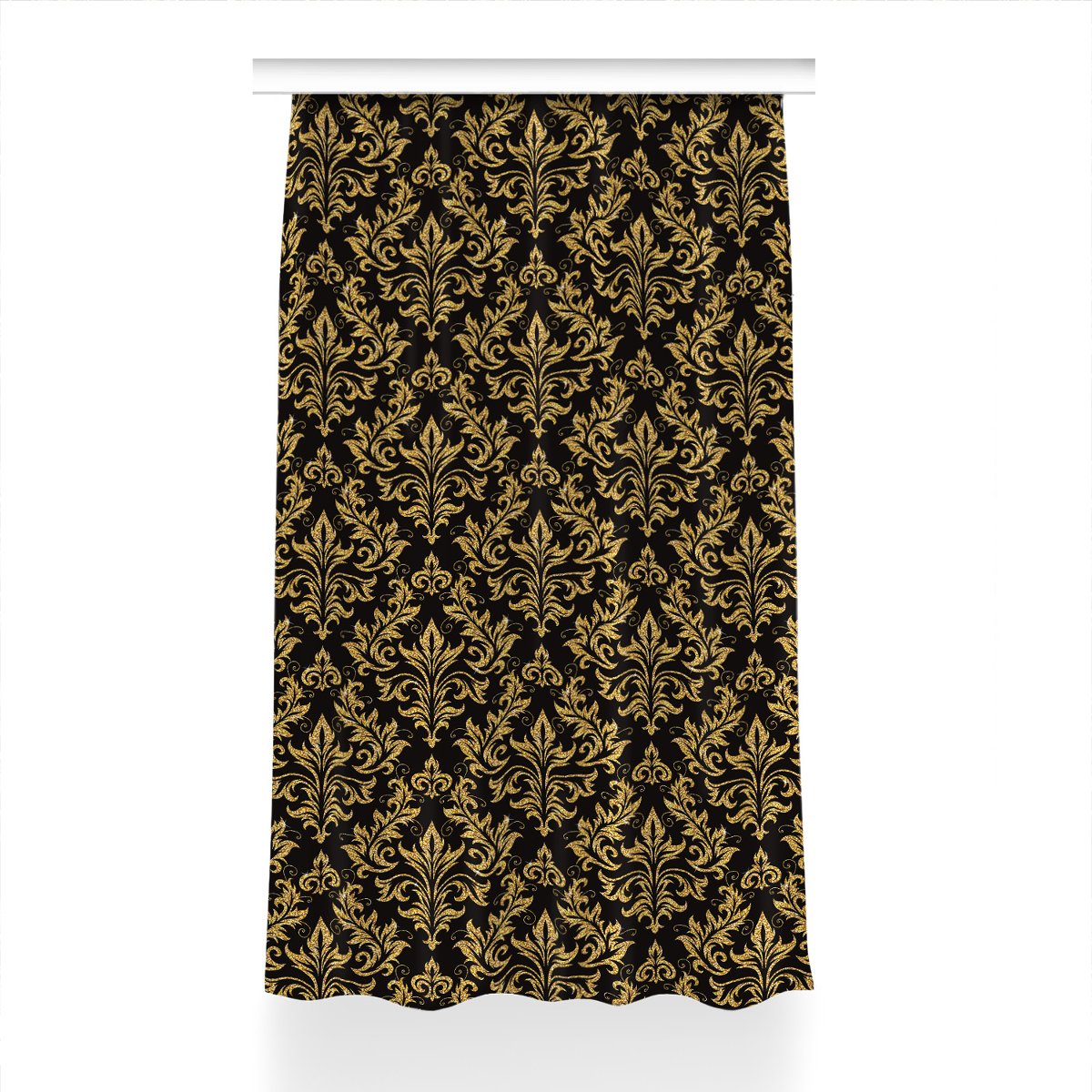 Zasłona z nadrukiem gotowa 150x230 Złoty ornament, Fabricsy