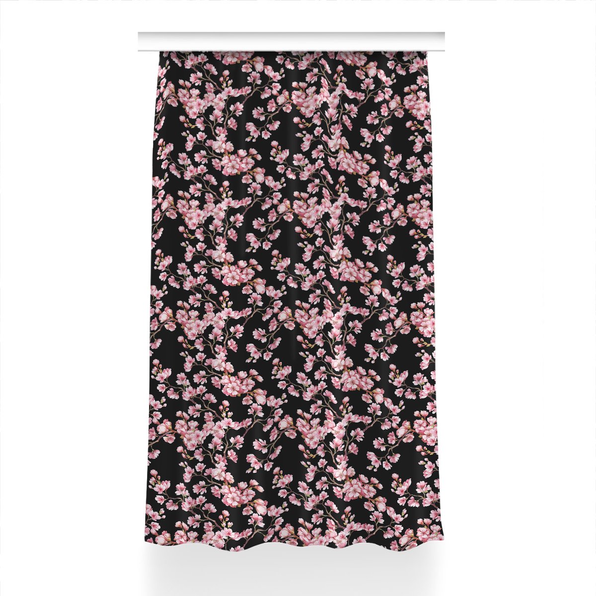 Gotowa zasłona do salonu wzór 150x230 Kwiaty wiśni, Fabricsy