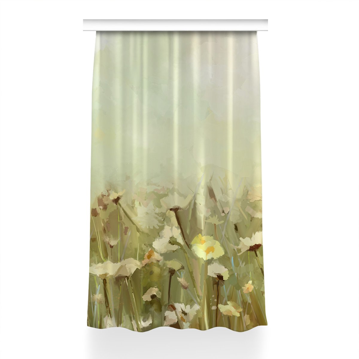 Klasyczna zasłona z nadrukiem 150x230 Polne kwiaty, Fabricsy