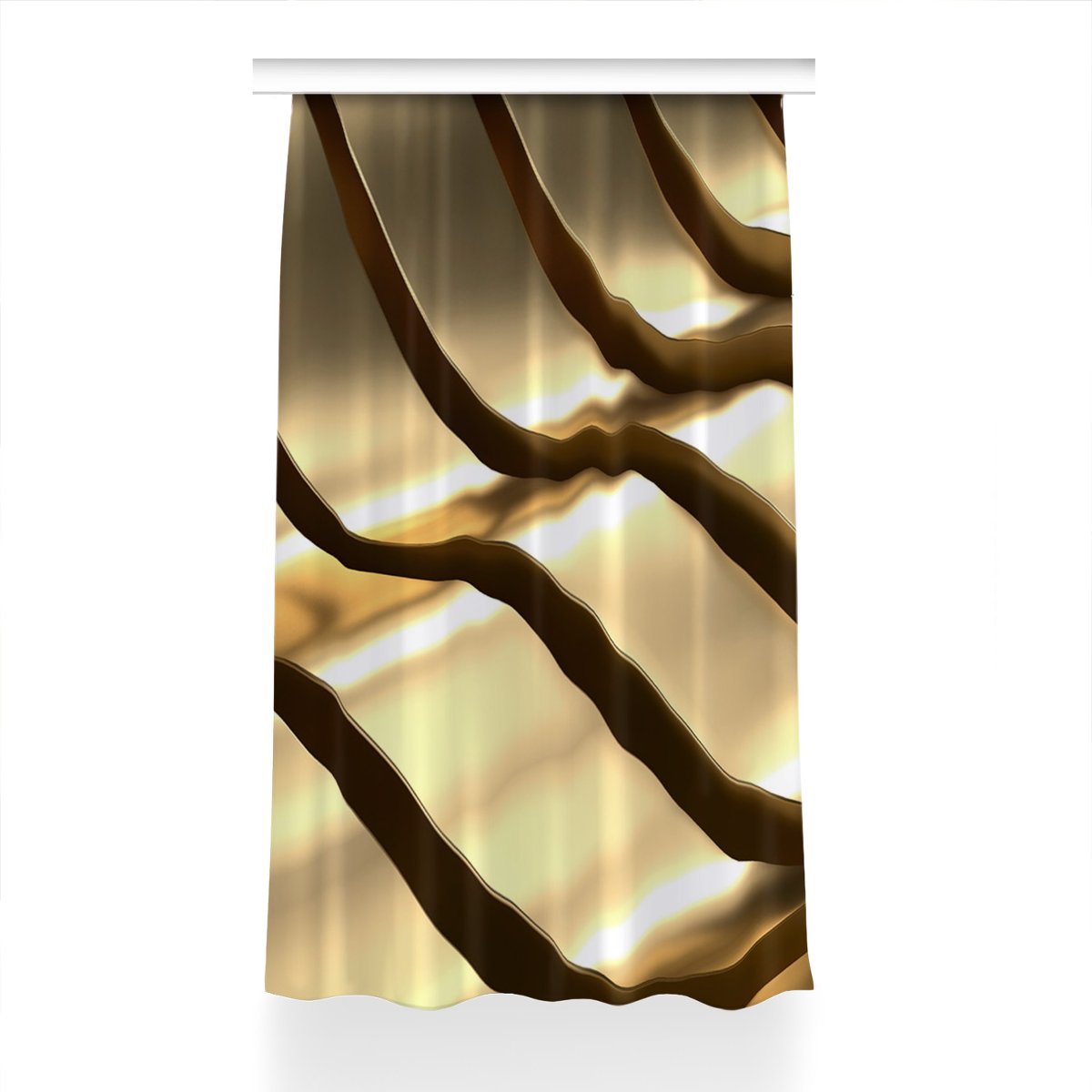Klasyczna zasłona kolory Złote elementy 150x240 cm, Fabricsy