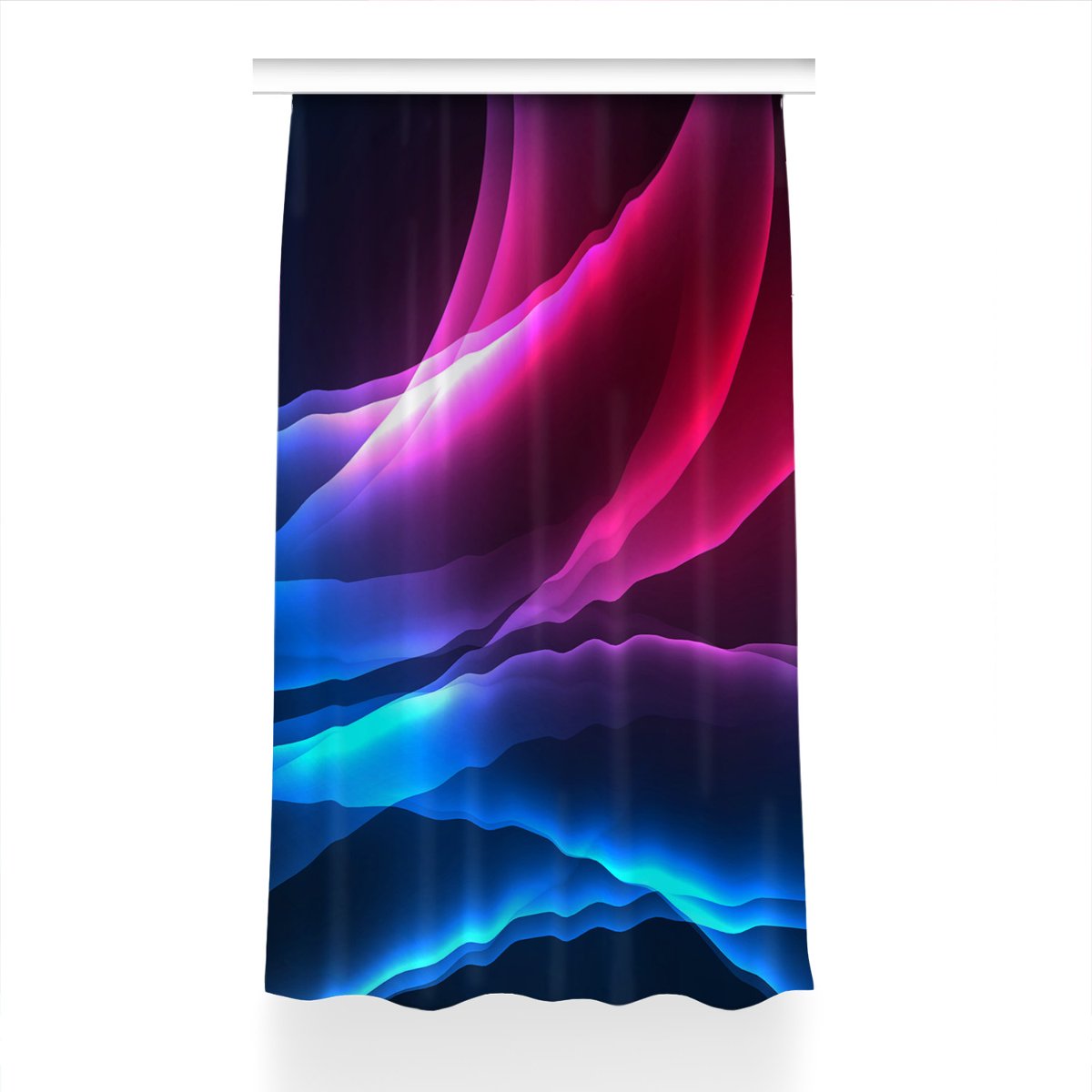 Gotowa zasłona z grafiką Różowe przejścia 150x240, Fabricsy