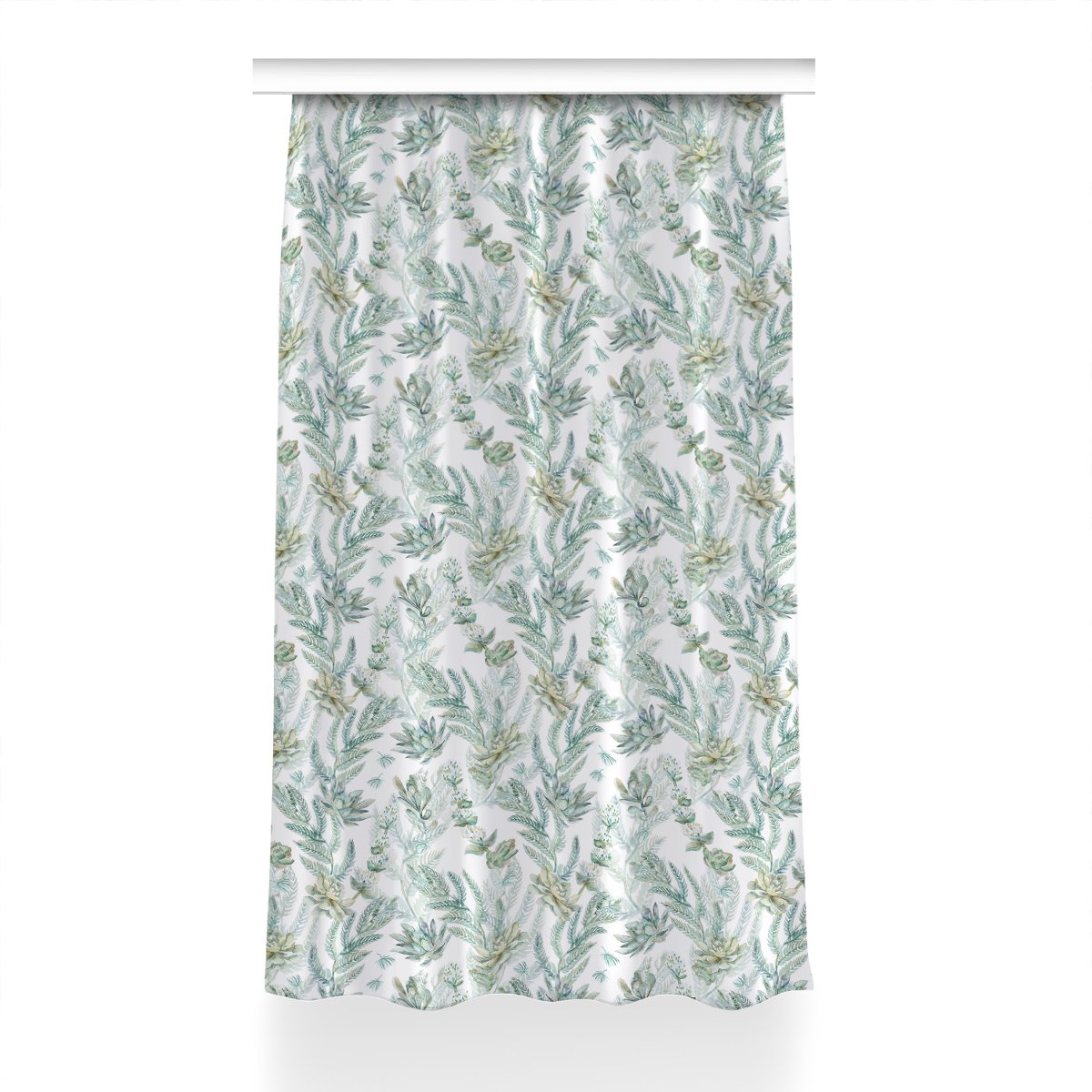 Gotowa zasłona na kółka Malowane skalniaki 150x240, Fabricsy