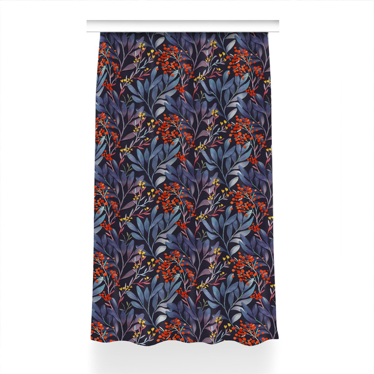 Kolorowa zasłona z nadrukiem Obraz kwiaty 150x240, Fabricsy