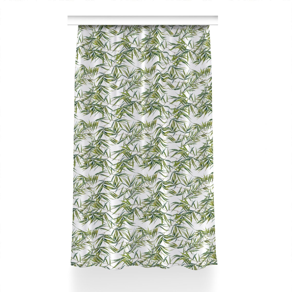 Gotowa zasłona Egzotyczne liście do salonu 150x240, Fabricsy