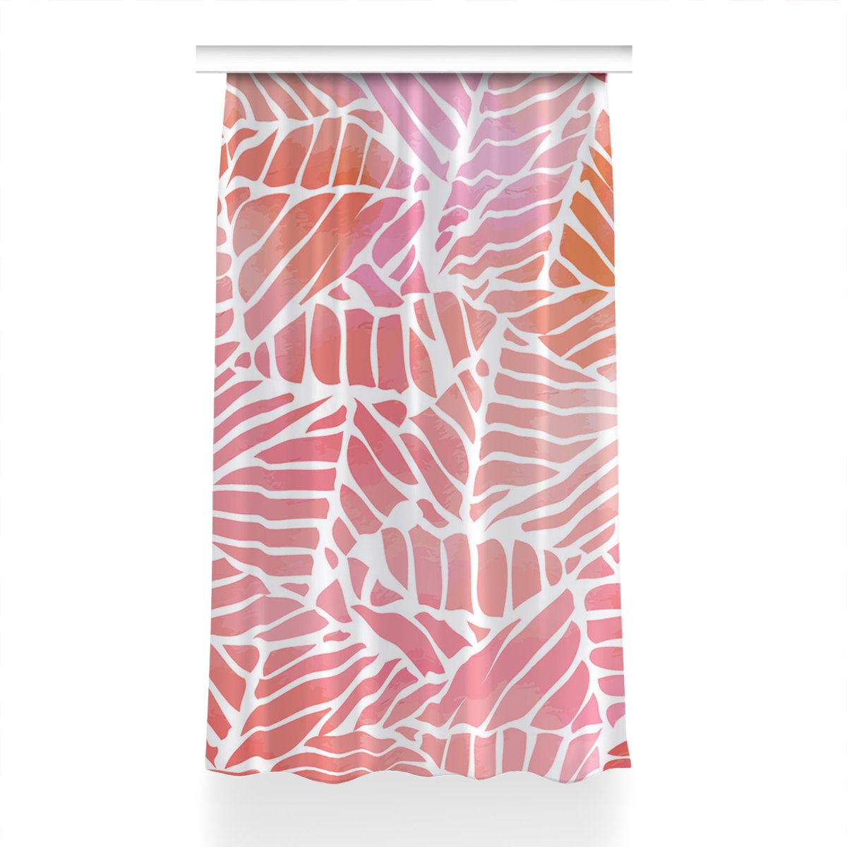 Gotowa zasłona z grafiką Zielone ananasy 150x240, Fabricsy