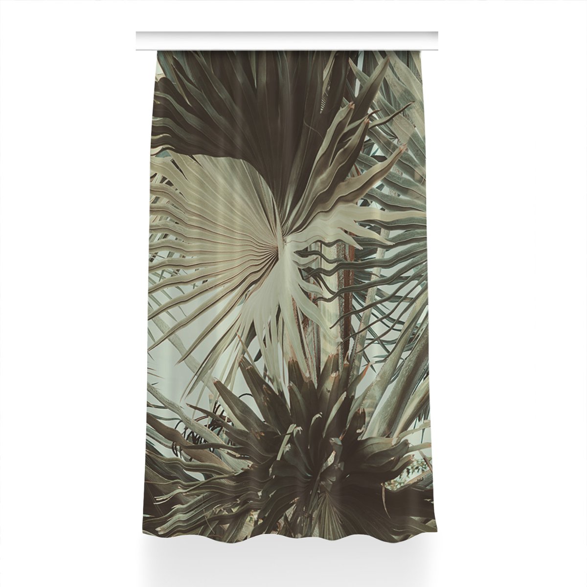 Gotowa zasłona na kółka Krzak bananowy 150x240 cm, Fabricsy