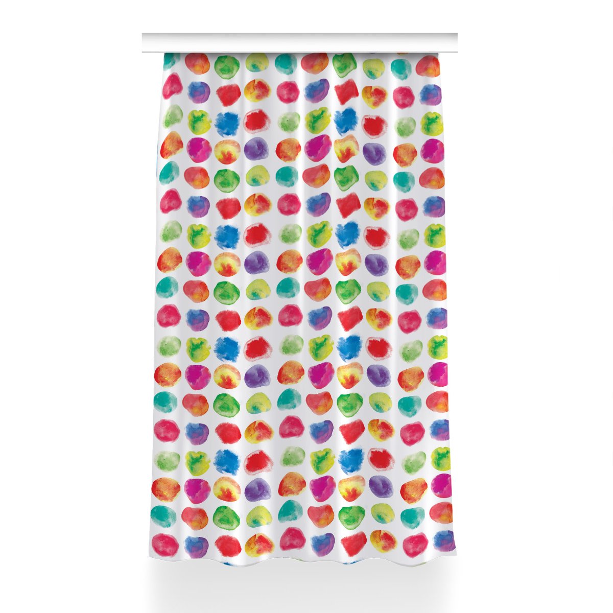 Klasyczna zasłona kolory Malowane kropki 150x240, Fabricsy